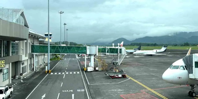 Bandara Sam Ratulangi Ditutup Sementara. (Dok. BeritaSatu)